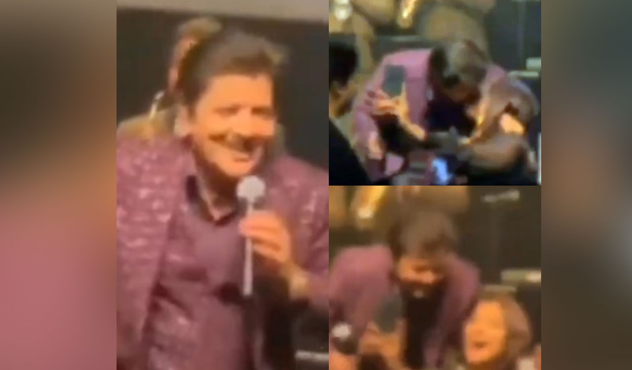 Udit Narayan jokes about viral video of kissing fan