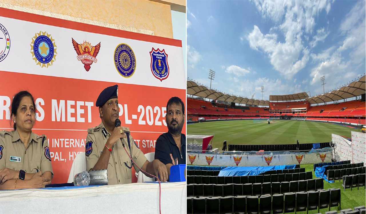 Massive security arrangements underway at Uppal stadium ahead of IPL match in Hyderabad