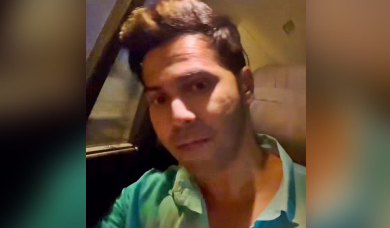 Varun Dhawan showcases his post pack up mood