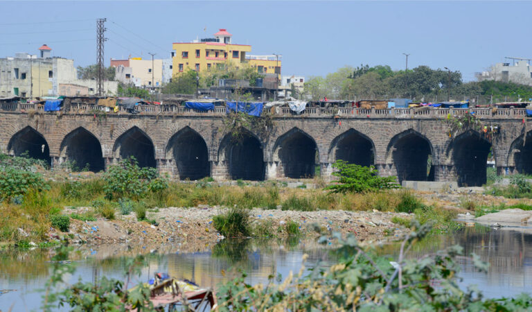 Hyderabad: Puranapul bridge built over Musi River awaits restoration