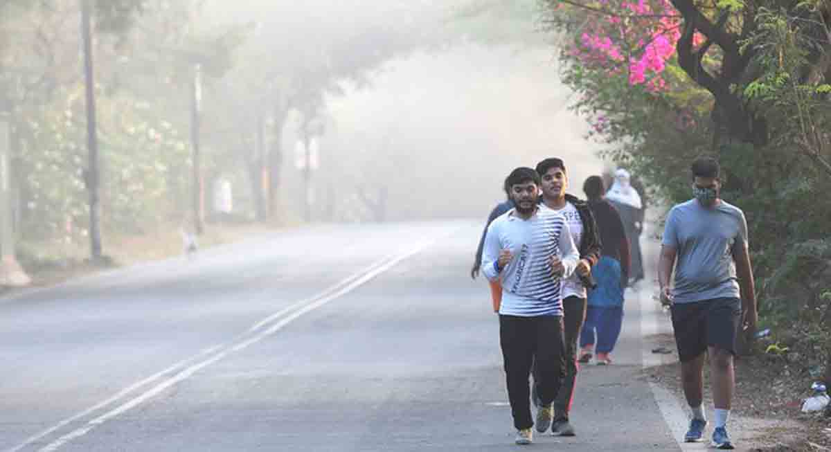 Telangana: Morning temperatures plummet in Hyderabad and districts