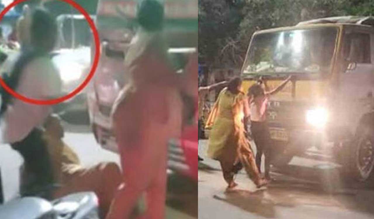 Hyderabad: Women create nuisance in Kukatpally