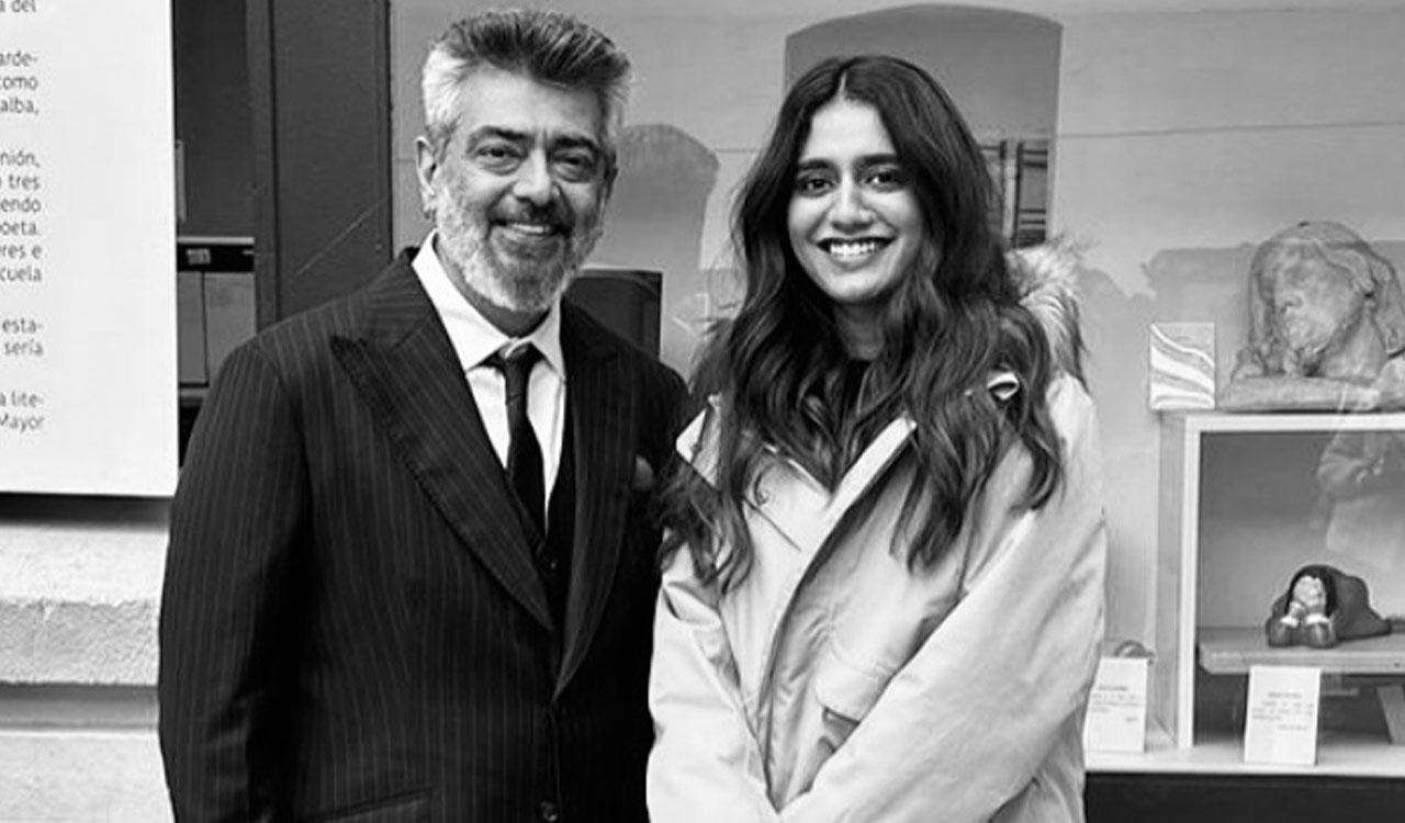 You are a real gem, says actress Priya Prakash Warrier to Ajith