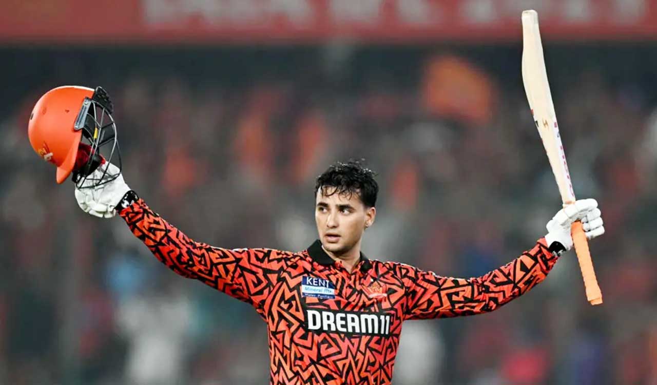 This ton is for the Orange Army, says Abhishek Sharma