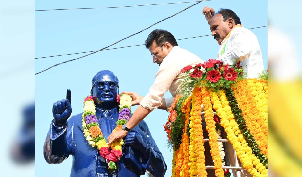 Ambedkar Jayanti celebrated on grand scale in Telangana’s Karimnagar