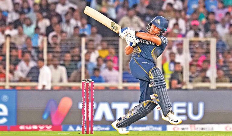 Sai Sudharsan’s scintillating knock of 32-ball 82 takes Gujarat home, GT beats Rajasthan by 58 runs