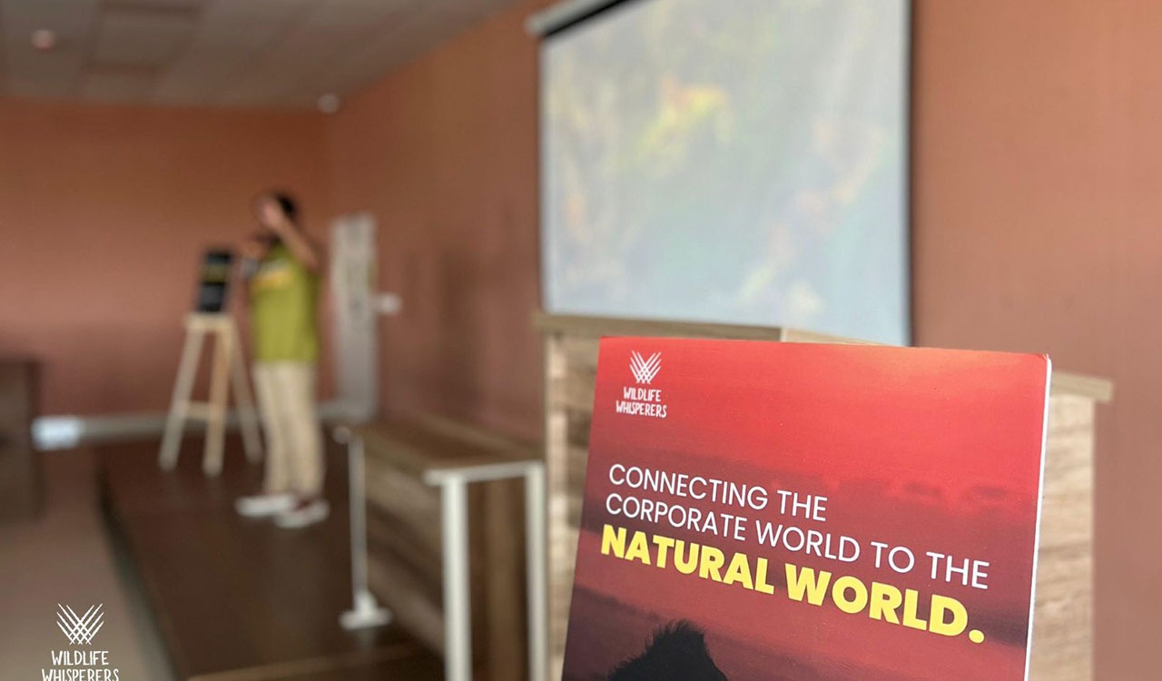 Whispers from the Wild, this Hyderabadi aims to bridge the worlds of corporate and the natural
