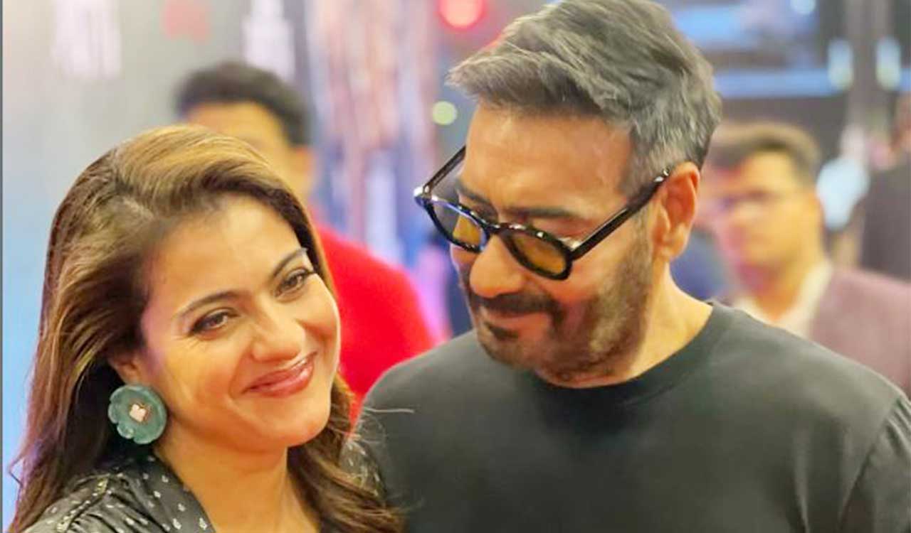 Kajol thanks Ajay Devgn for always ‘being older’