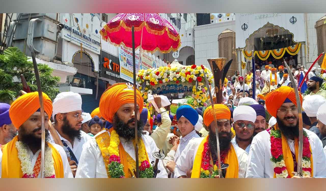 Sikh community members from Telangana celebrates 326th Khalsa Panth Foundation Day