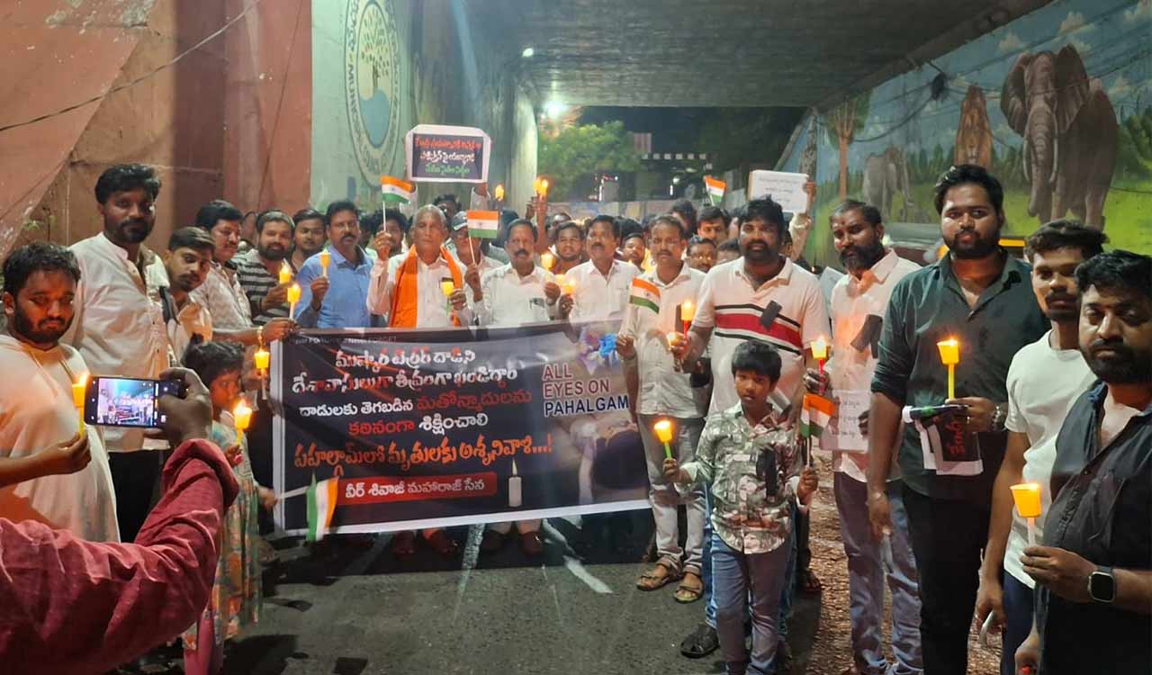 Different sections in Telangana’s Khammam, Kothagudem condemn Pahalgam terror attack