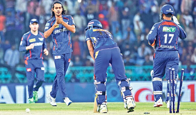 Lucknow Super Giants beat MI by 12 runs in close encounter; Pandya's five-wicket haul goes invain for Mumbai