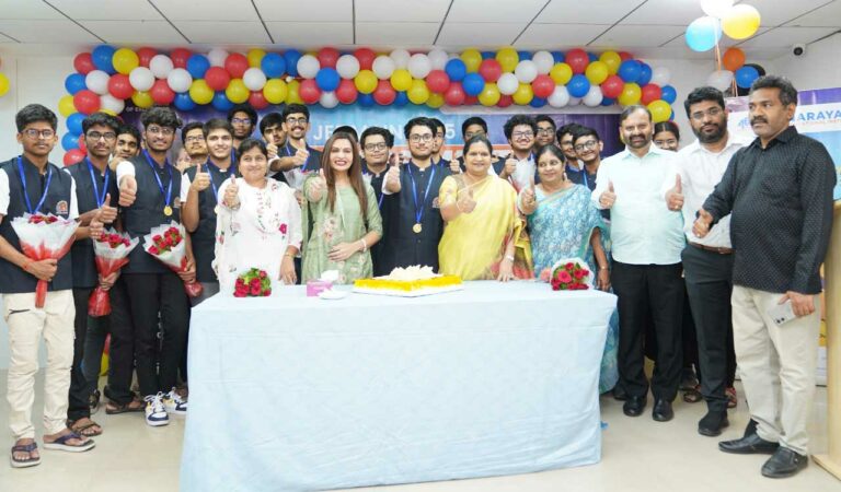 Hyderabad: Students of Narayana Educational Institutions shine in JEE Main exams