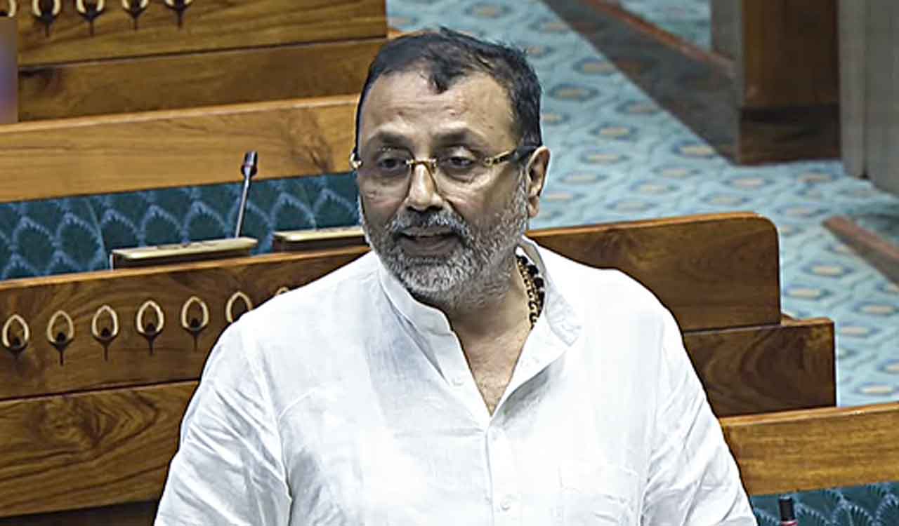 Nishikant Dubey stirs row over Waqf Act; BJP rejects his criticism
