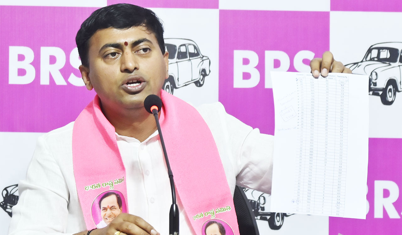 BRS alleges irregularities in Telangana Group-I examinations, demands re-evaluation