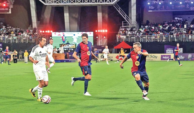 Legends Faceoff: Real Madrid beat Barcelona 2-0 in Mumbai DY Patil Stadium
