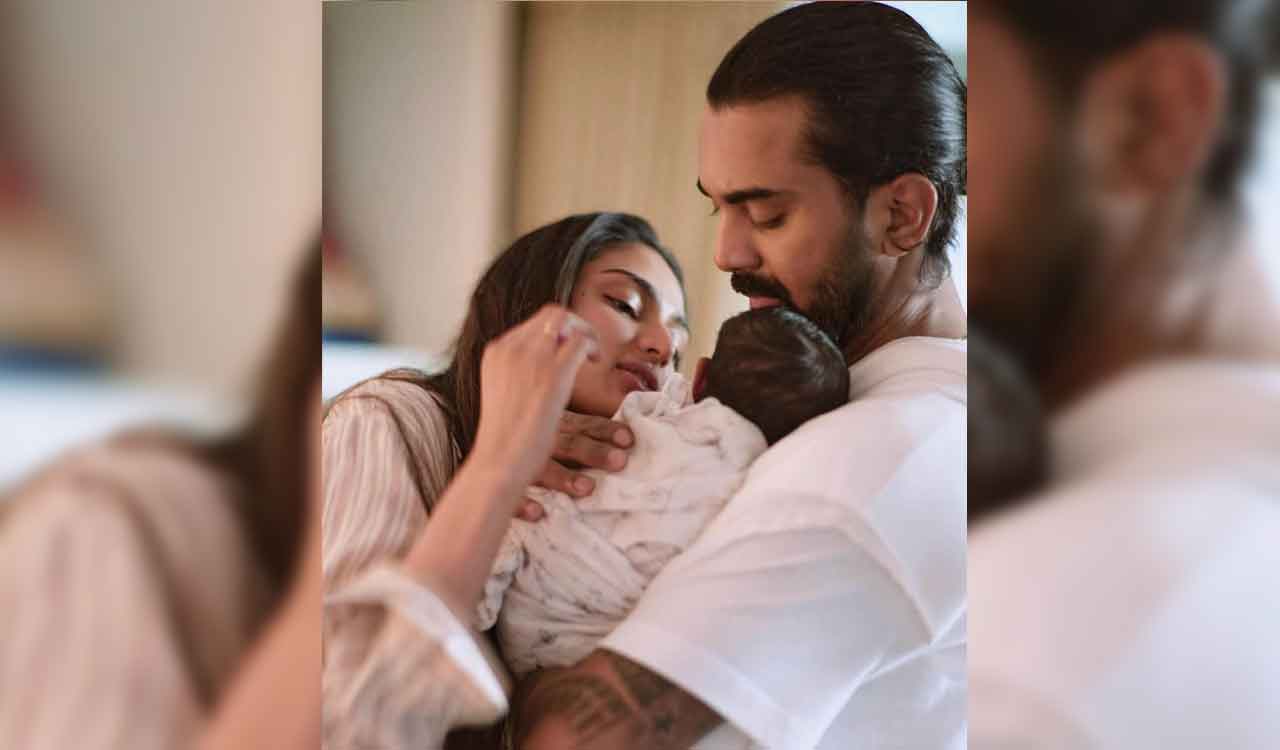 Athiya Shetty reveals daughter’s name, shares first picture on Instagram on KL Rahul’s birthday