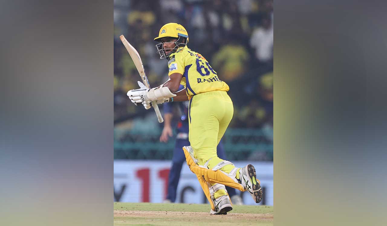 Shaik Rasheed’s IPL dream comes true as he debuts for Chennai Super Kings with a 27 off 19 balls