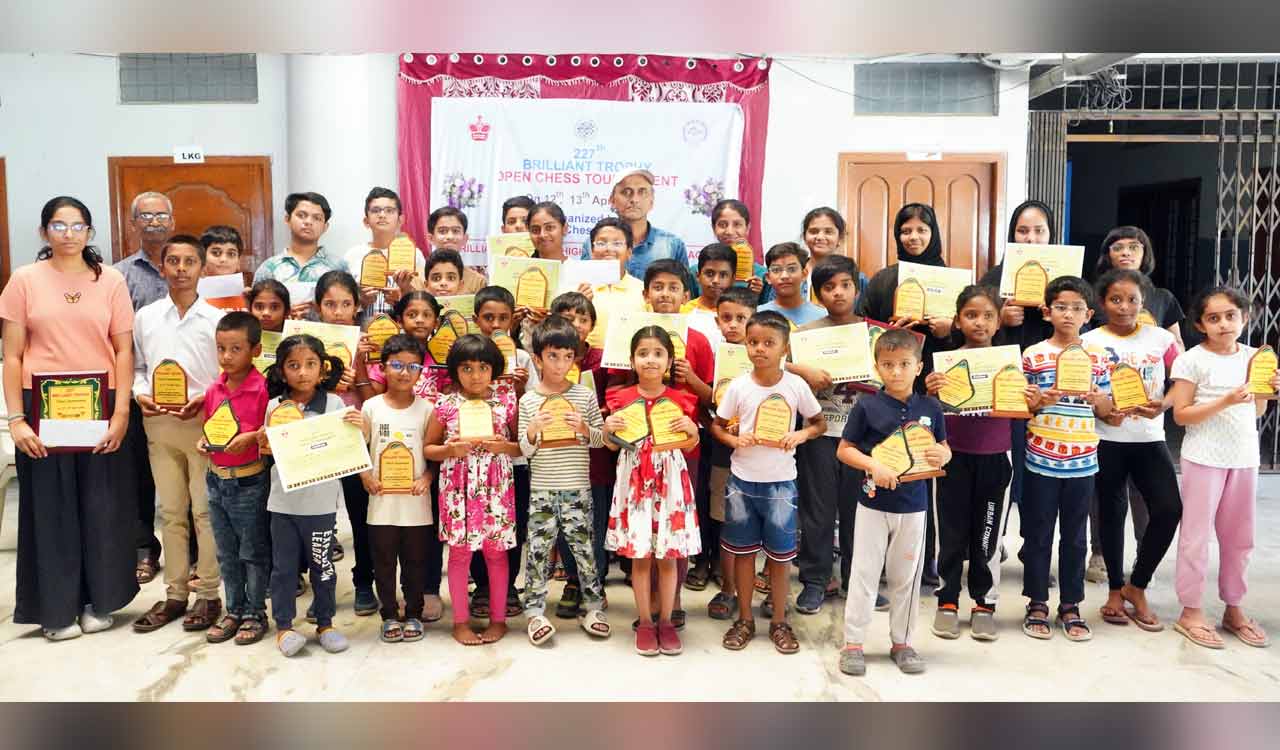 Sharanya, Tanishq emerge champions at Brilliant Trophy Open Chess Tournament in Hyderabad