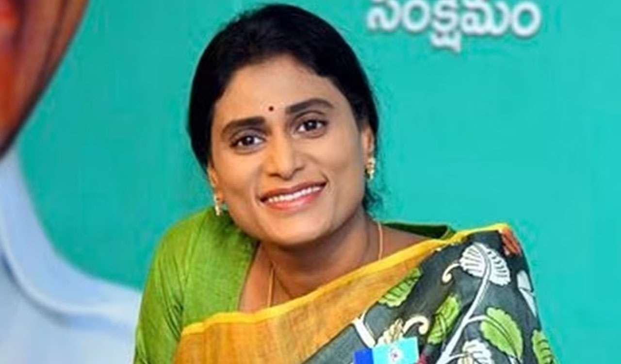 APCC chief YS Sharmila condemns ED for filing charge sheet against Sonia, Rahul