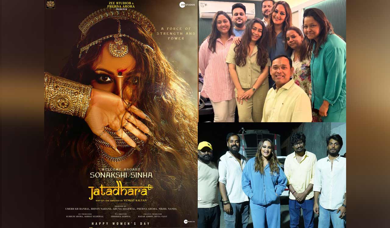 Sonakshi Sinha wraps up filming for Telugu debut ‘Jatadhara’