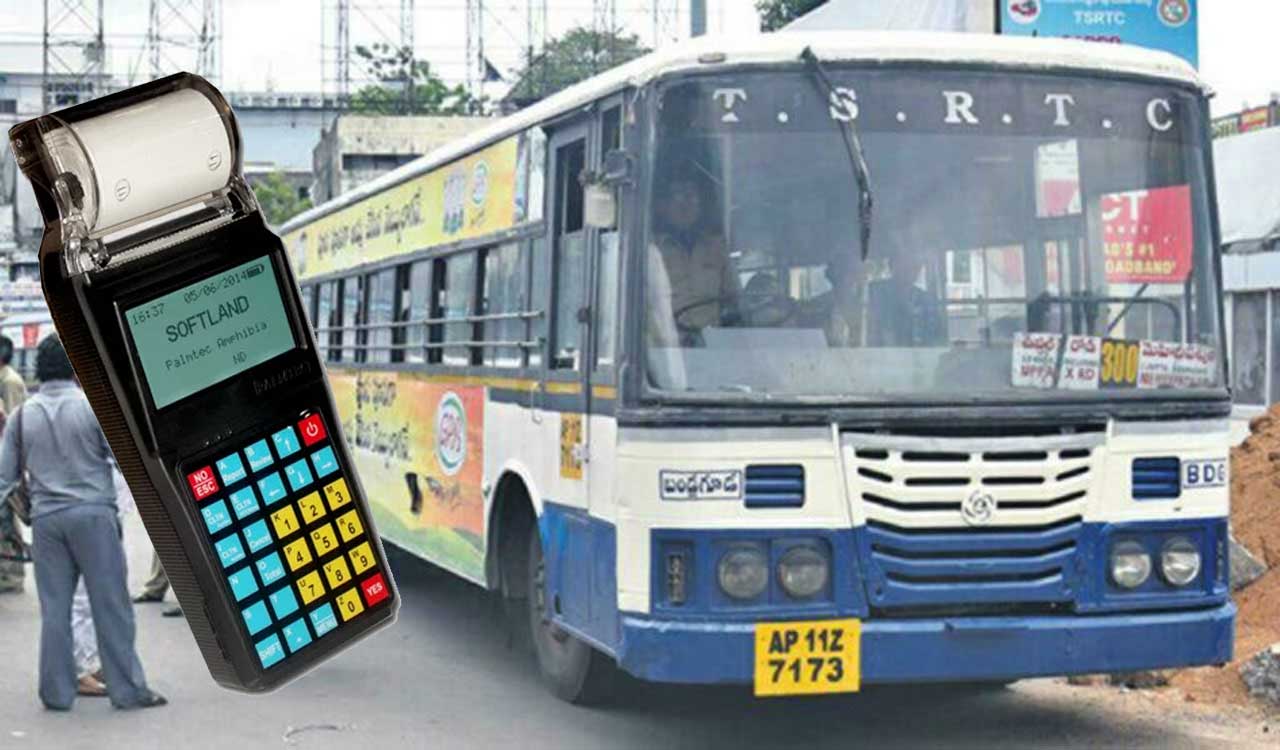 Telangana: Ticket issuing machines develop snags, services of TGRTC halted in Mancherial