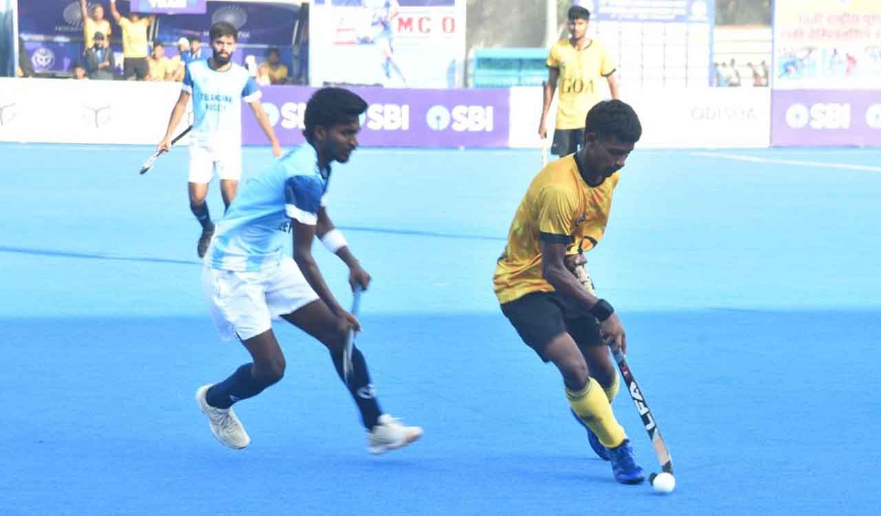 Big win for Telangana: Secures 5-1 win against Goa in senior national hockey at Jhansi