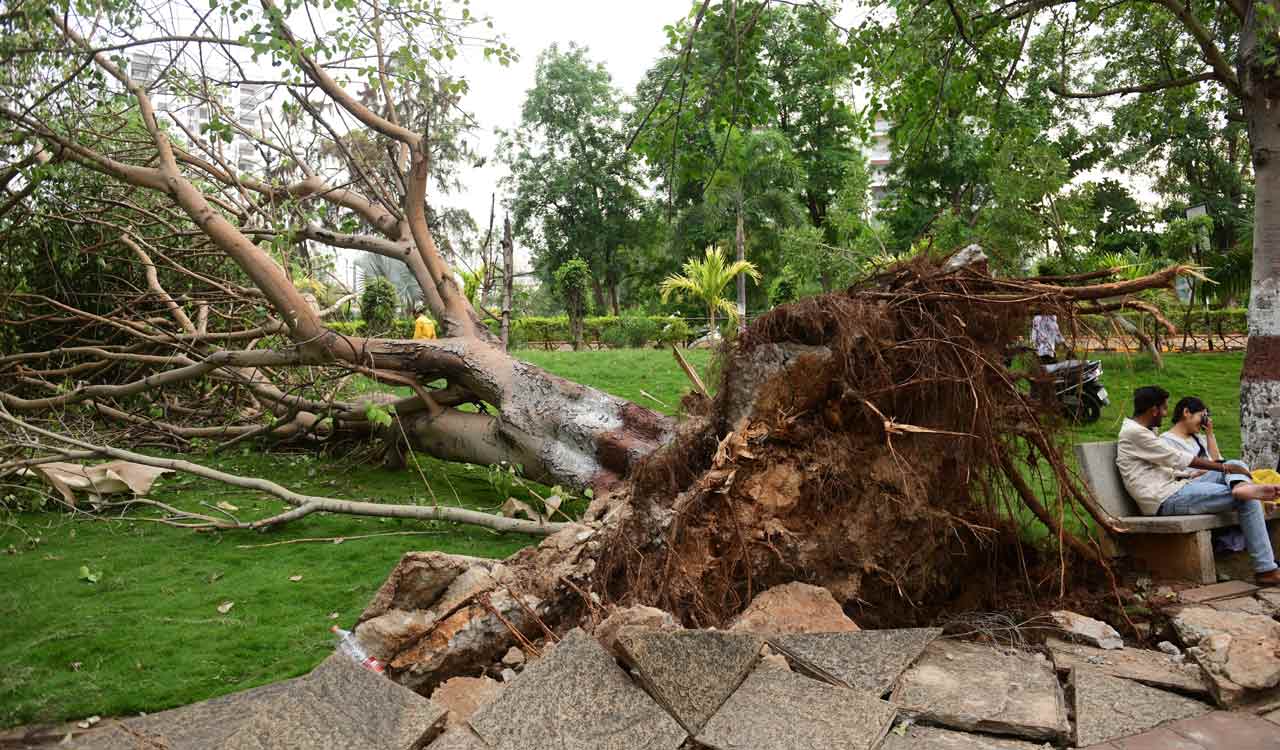 Intense heat, humidity, severe thunderstorms grip Telangana