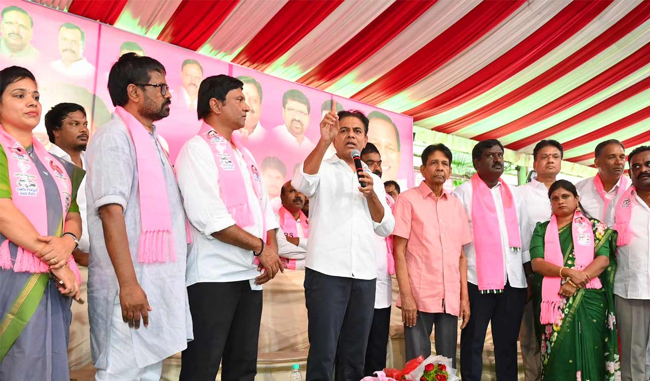 Time to teach lesson to Delhi parties, says KTR