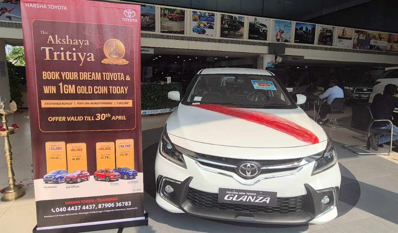 Harsha Toyota celebrates Akshaya Tritiya with exciting offers, chance to win 1 gm gold coin in Hyderabad