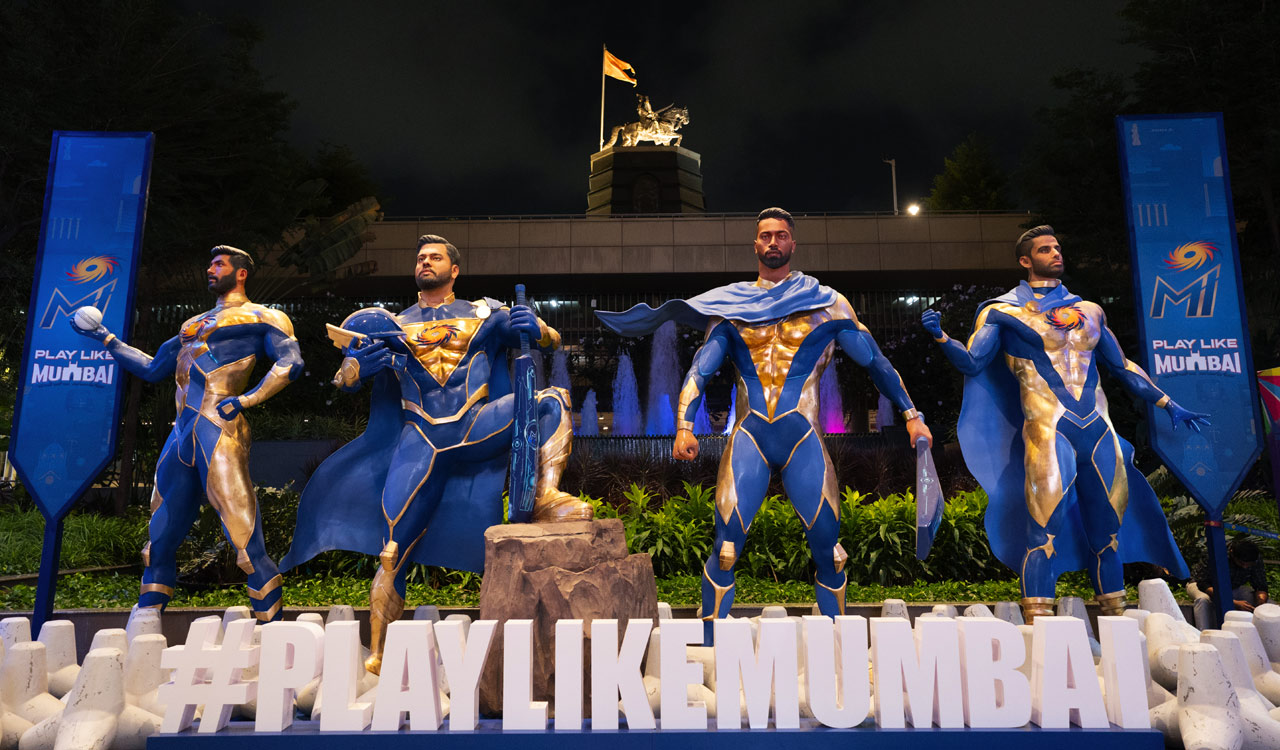 Life-size statues of iconic Mumbai Indians’ players installed at Mumbai Airport
