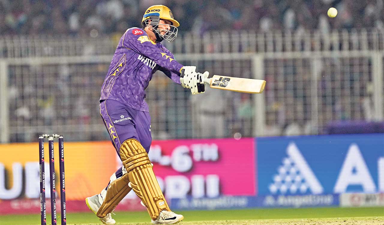 IPL: Venkatesh Iyer on fire as Kolkata Knight Riders crush Sunrisers Hyderabad by 80 runs