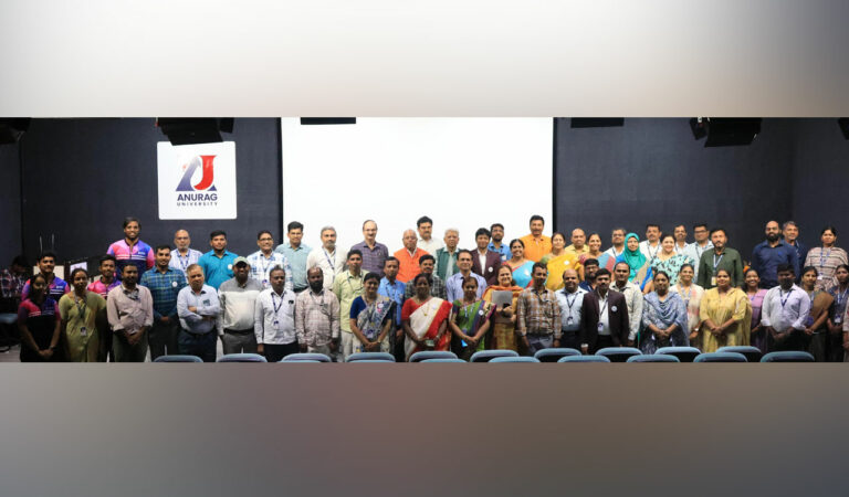 Anurag University hosts research event 'Anudhaban' on university campus in Hyderabad