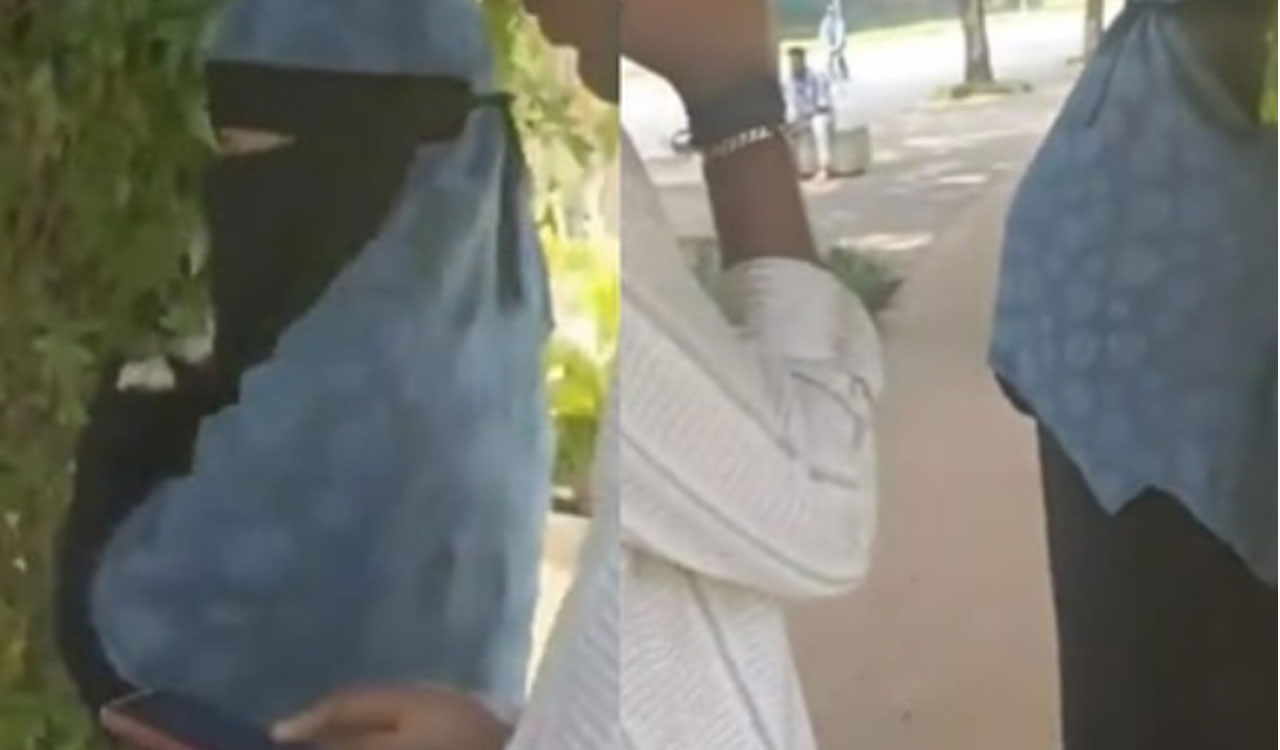 Watch: Muslim woman heckled in Bengaluru for being with Hindu man, asked to hand over burqa