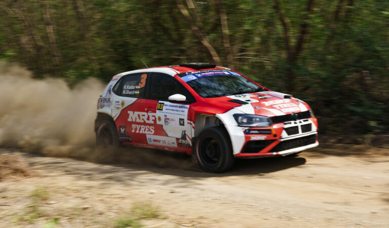 Arka Motorsports' Kadur, Sherif set quickest time in the FIA Asia Pacific Rally Championship