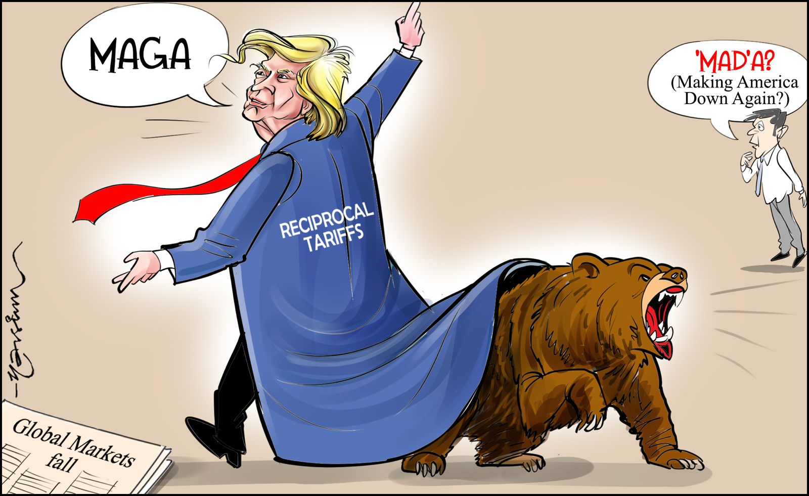 Cartoon Today on April 3, 2025