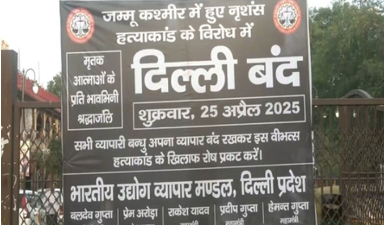 Delhi traders observe bandh today in tribute to Pahalgam terror attack victims