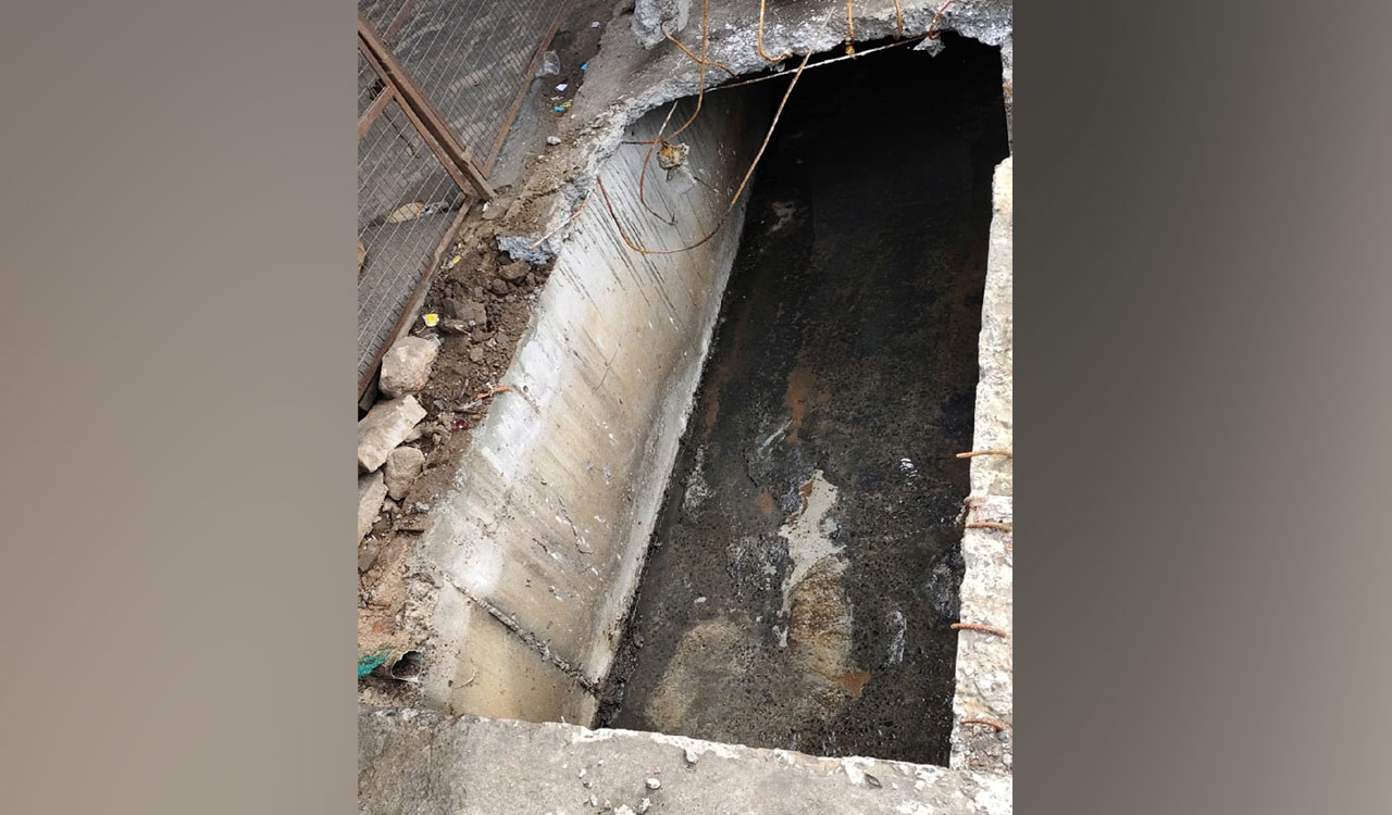 Contractor drowns in a side drain at Kothagudem’s Paloncha