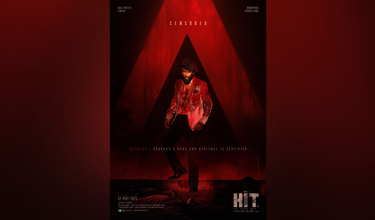 Nani’s ‘Hit:The Third Case’ gets ‘A’ certificate, to release on May 1