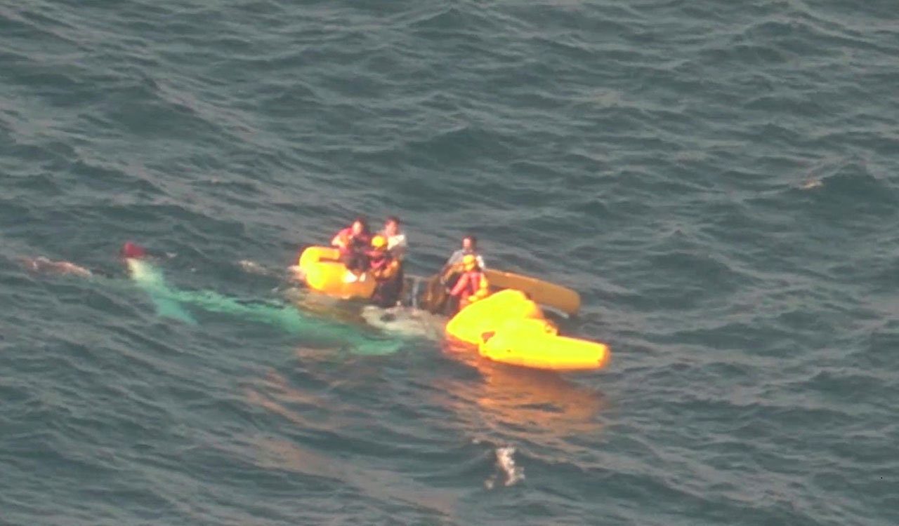 Medical helicopter crashes into sea off Japan, 3 killed