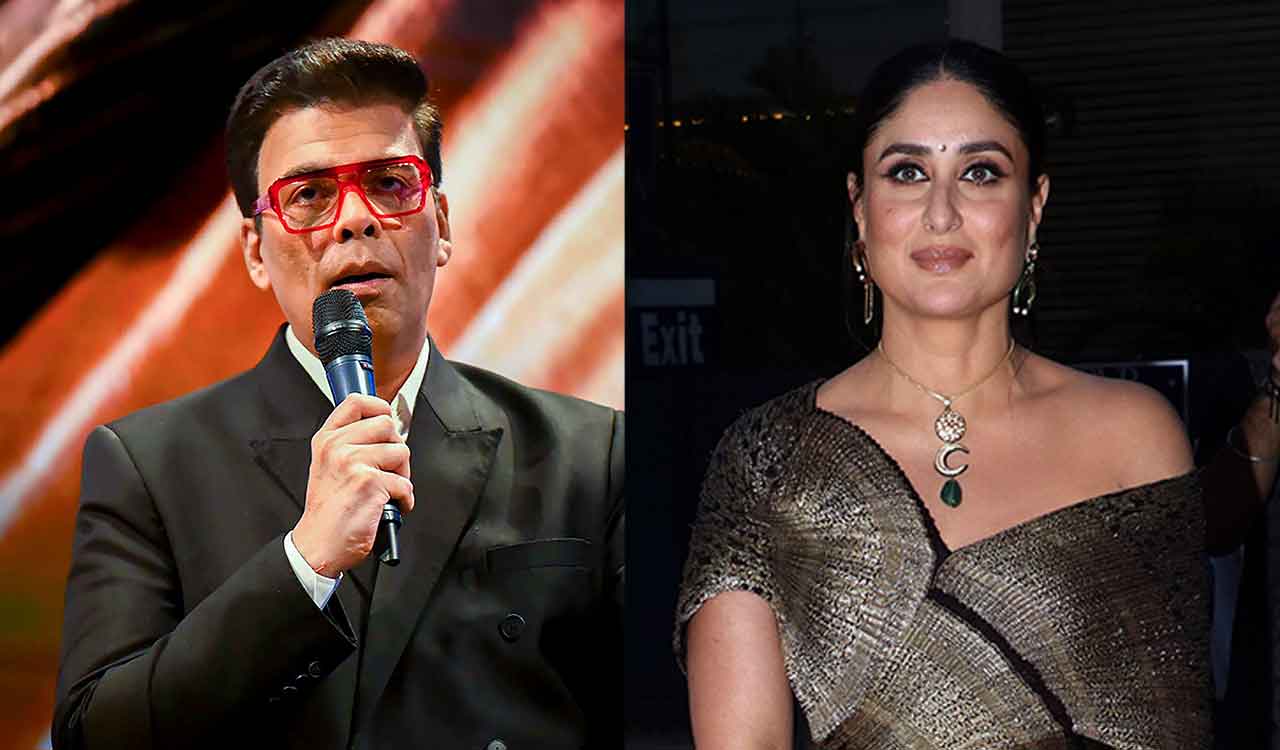 Kareena Kapoor, Karan Johar engage in fun banter over tea