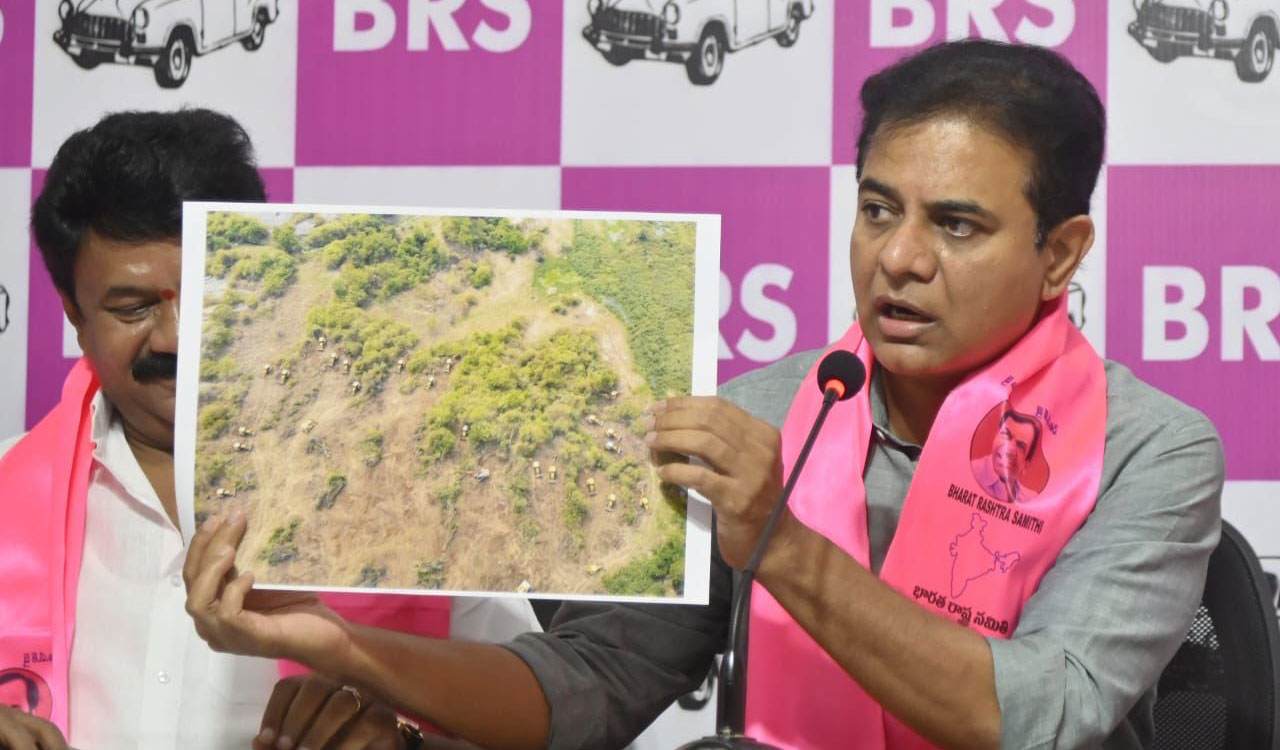 KTR vows to reclaim Kancha Gachibowli lands, transform it into India’s largest eco-park
