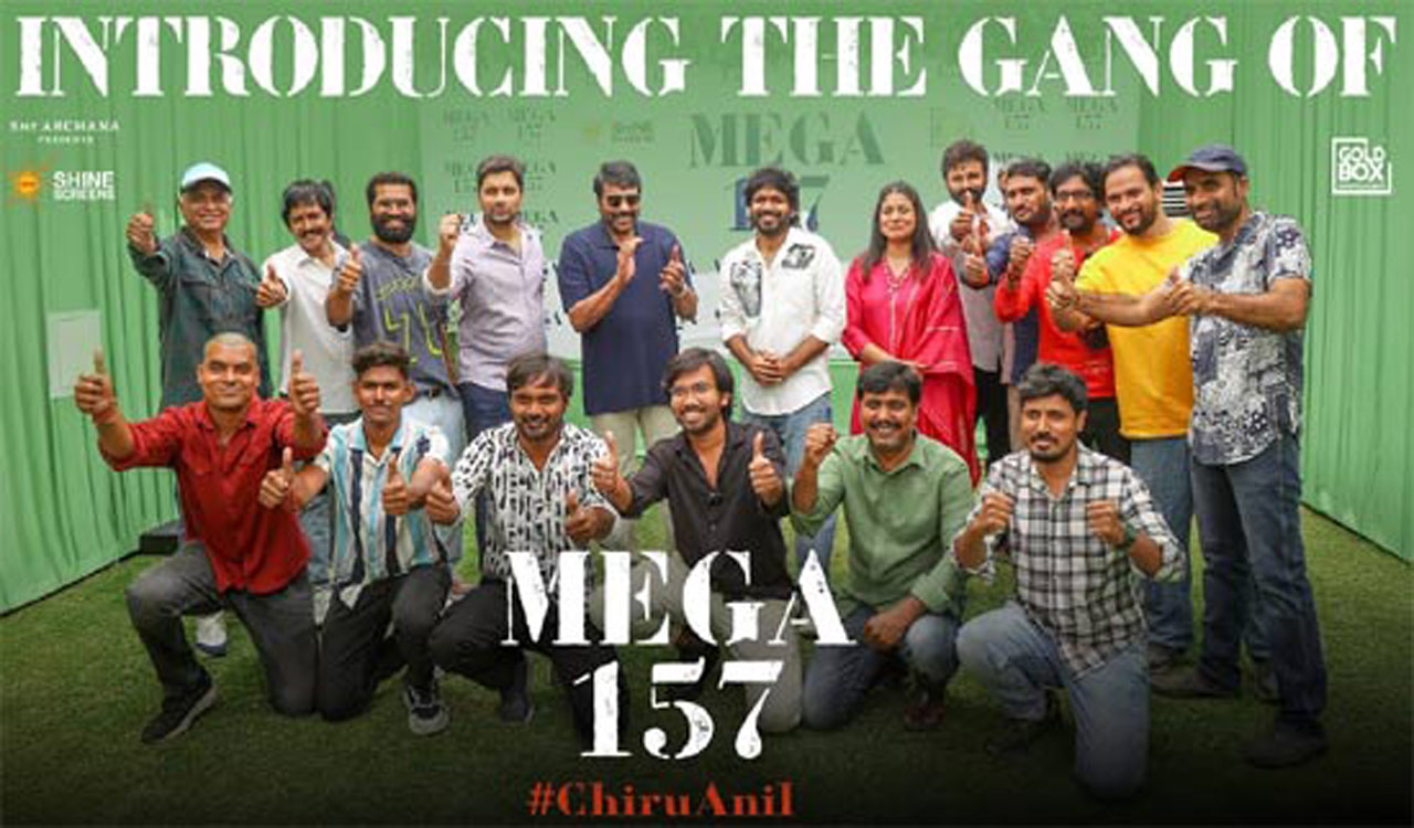 Chiranjeevi’s mega 157 promo video released