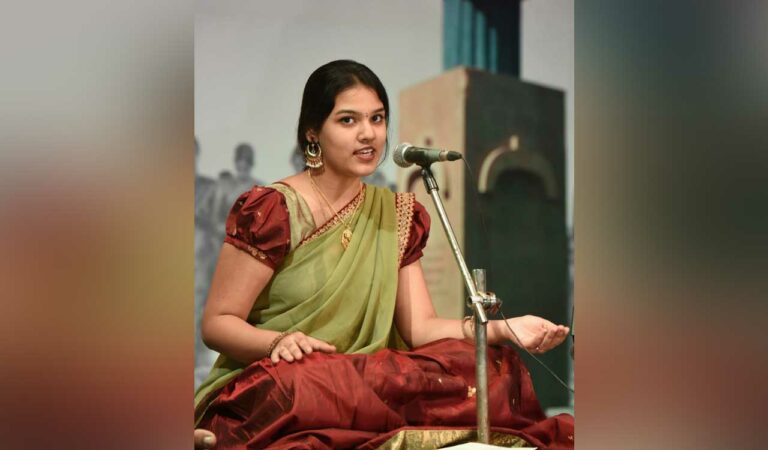 Classical Singer Malavika Anand perfoms at Bridge Water Temple, New Jersey