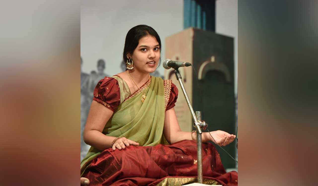Classical Singer Malavika Anand performs at Bridge Water Temple, New Jersey
