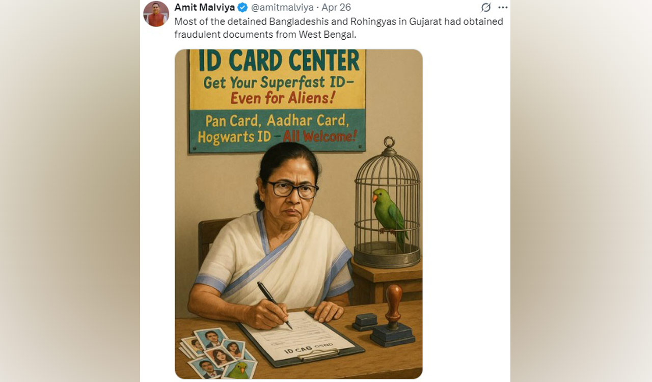 ‘Join TMC, Become Citizen’, Amit Malviya takes jibe at Trinamool, Bengal Chief Minister