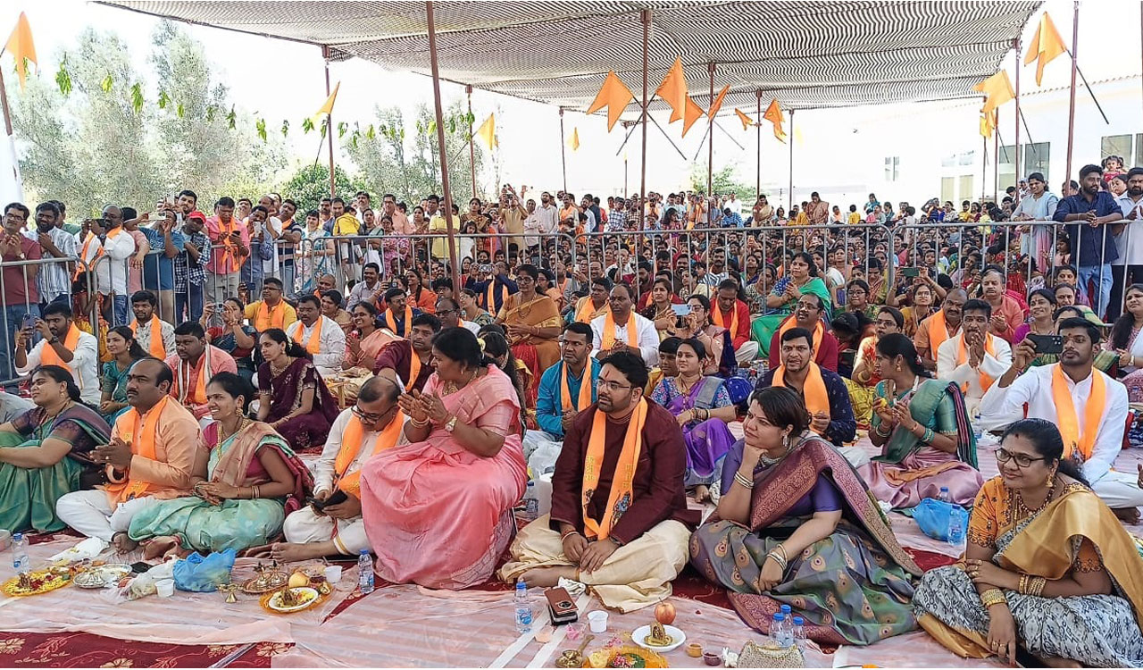 Sri Rama Navami celebrated in Dubai by Telangana NRIs on grand note