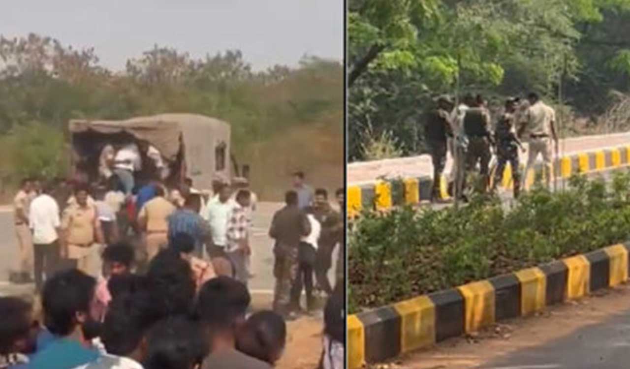 Heavy police deployment near BRS leaders’ residences amid UoH protests