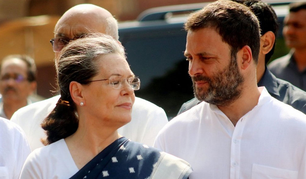 National Herald case: Congress workers protest outside AICC office against Centre, ED