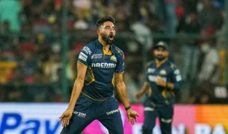 It is never easy for any fast bowler to see the batter (Phil Salt) hit you for the biggest six of the season (105 m) and then have him bowled the next ball! But, that may be symbolic of the fighter Siraj has been over the years.