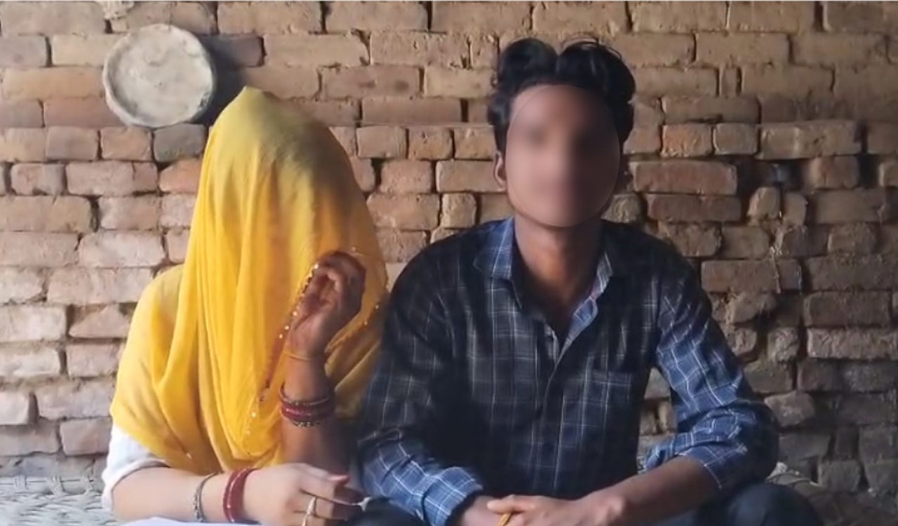 Woman, already married twice and mother of three, converts and marries class 12 student